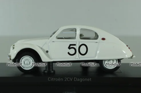 Citroën 2CV Dagonet 1956 Rallye des Charentes 50, white, 151396, Norev 1:43