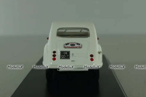 Citroën 2CV Dagonet 1956 Rallye des Charentes 50, white, 151396, Norev 1:43