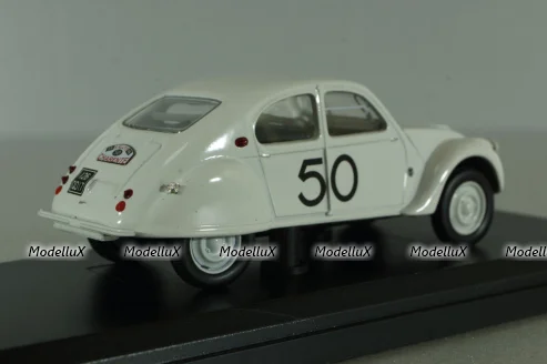 Citroën 2CV Dagonet 1956 Rallye des Charentes 50, white, 151396, Norev 1:43