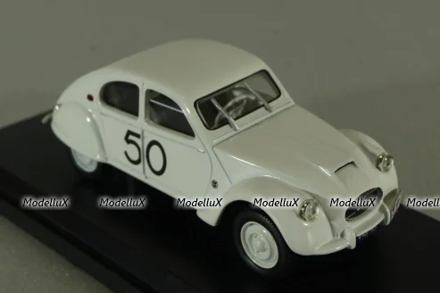 Citroën 2CV Dagonet 1956 Rallye des Charentes 50, white, 151396, Norev 1:43