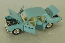 Газ-24, такси серо/голубая, Тантал/Радон 1:43