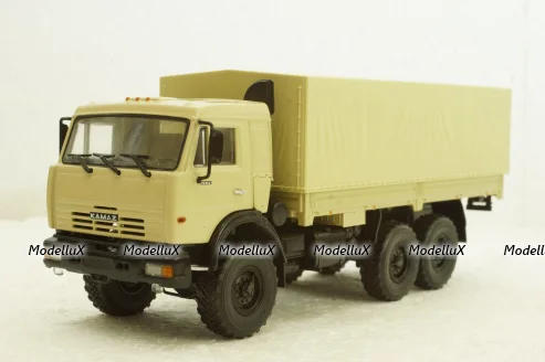 Камаз-43118 борт с тентом, бежевый, 101623, АвтоИстория 1:43