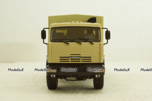 Камаз-43118 борт с тентом, бежевый, 101623, АвтоИстория 1:43