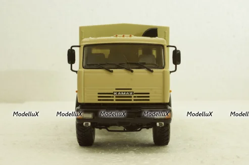 Камаз-43118 борт с тентом, бежевый, 101623, АвтоИстория 1:43