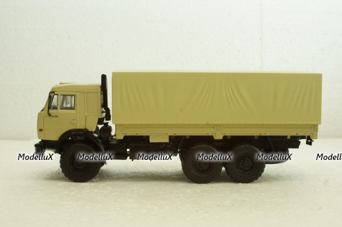 Камаз-43118 борт с тентом, бежевый, 101623, АвтоИстория 1:43