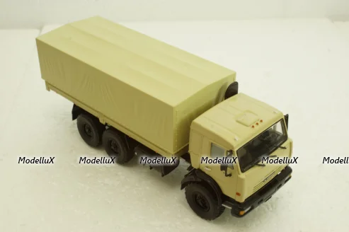 Камаз-43118 борт с тентом, бежевый, 101623, АвтоИстория 1:43