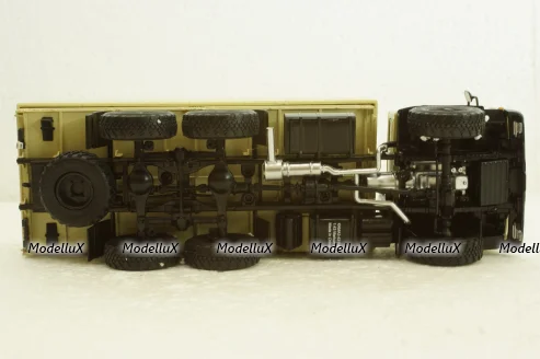 Камаз-43118 борт с тентом, бежевый, 101623, АвтоИстория 1:43