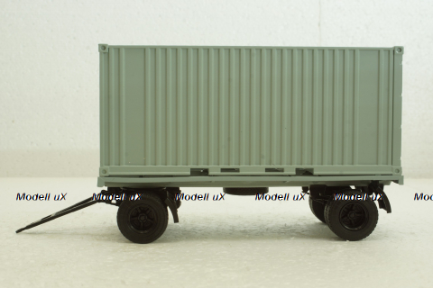 ГКБ-8350 контейнер прицеп, 102040, АвтоИстория 1:43