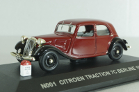 Citroen Traction 7C Berline 1936, red, N001, Sun Star 1:43