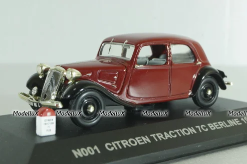 Citroen Traction 7C Berline 1936, red, N001, Sun Star 1:43