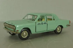 Газ-24, такси бирюзовая, июль 86г., Тантал/Радон 1:43