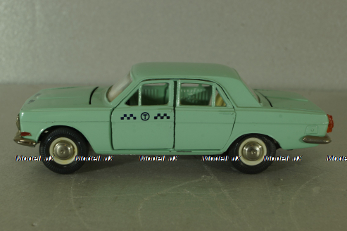 Газ-24, такси бирюзовая, июль 86г., Тантал/Радон 1:43