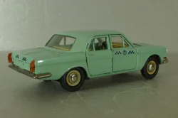 Газ-24, такси бирюзовая, июль 86г., Тантал/Радон 1:43