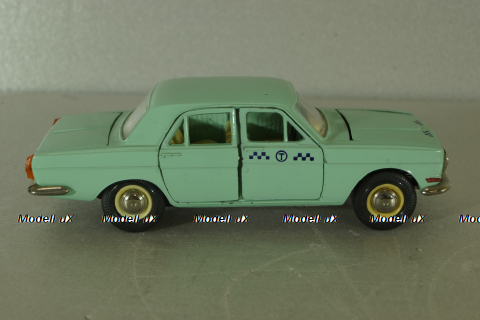 Газ-24, такси бирюзовая, июль 86г., Тантал/Радон 1:43