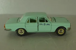 Газ-24, такси бирюзовая, июль 86г., Тантал/Радон 1:43