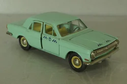 Газ-24, такси бирюзовая, июль 86г., Тантал/Радон 1:43