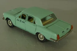 Газ-24, такси бирюзовая, июль 86г., Тантал/Радон 1:43