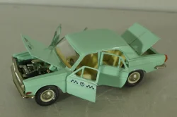 Газ-24, такси бирюзовая, июль 86г., Тантал/Радон 1:43