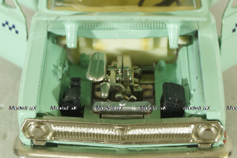 Газ-24, такси бирюзовая, июль 86г., Тантал/Радон 1:43