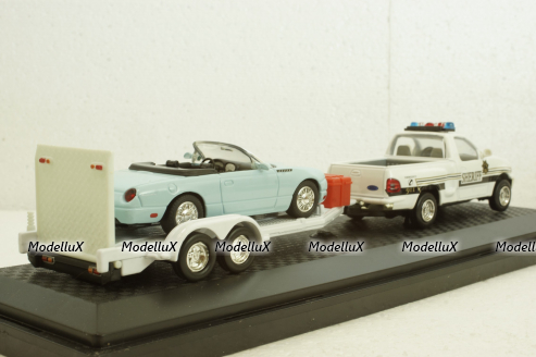 Ford F150 Police with trailer, 94601G,  Yat Ming 1:43