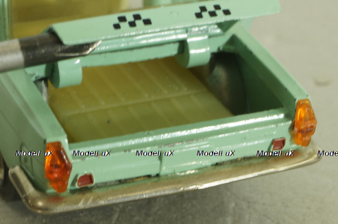 Газ-24, такси бирюзовая, июль 86г., Тантал/Радон 1:43