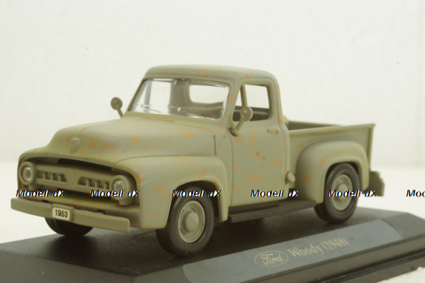 Ford Woody Pick Up 1948 grey,  Yat Ming 1:43