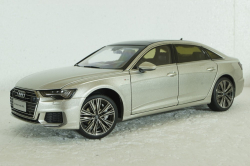 Audi A6L, C8 2019 silver, Paudi 1:18