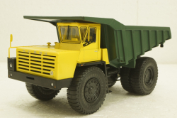 Белаз-548А карьерный самосвал, желто/зеленый, Н008, Наш Автопром 1:43