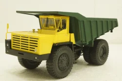 Белаз-548А карьерный самосвал, желто/зеленый, Н008, Наш Автопром 1:43