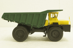 Белаз-548А карьерный самосвал, желто/зеленый, Н008, Наш Автопром 1:43
