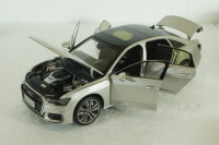 Audi A6L, C8 2019 silver, Paudi 1:18