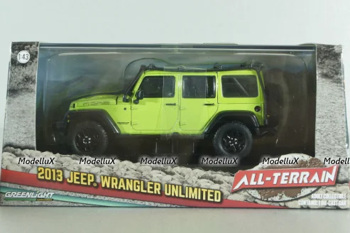Jeep Wrangler Unlimited All-Terrain 2013, green, 86000-J, Greenlight 1:43