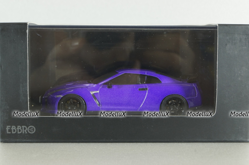 Nissan Skyline GT-R (R35), violet, EBBRO 1:43