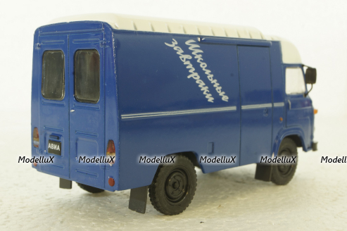 Avia-21F, школьные завтраки, синий, Автомобиль на службе 1:43
