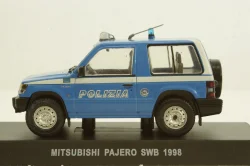 Mitsubishi pajero SWB Polizia 1998, Deagostini 1:43