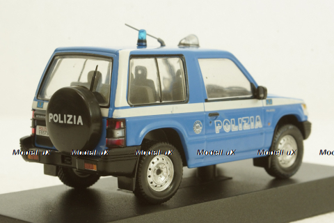 Mitsubishi pajero SWB Polizia 1998, Deagostini 1:43