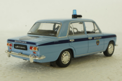 Ваз-2101 Жигули, ГАИ, голубой, Автолегенды СССР 1:43