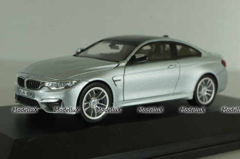 BMW M4 Coupe (F82) 2014, silver, Herpa 1:43