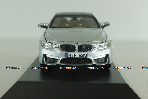 BMW M4 Coupe (F82) 2014, silver, Herpa 1:43