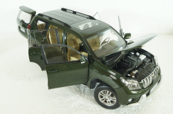 Toyota Land Cruiser Prado 150, 2009 green, Paudi 1:18