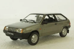 Ваз-2108, Спутник, серебристый металлик, Автолегенды СССР 1:43