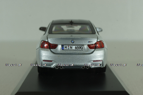 BMW M4 Coupe (F82) 2014, silver, Herpa 1:43