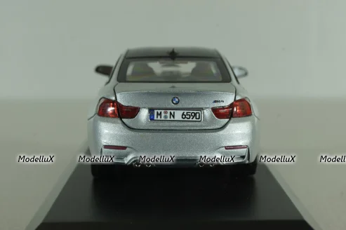 BMW M4 Coupe (F82) 2014, silver, Herpa 1:43