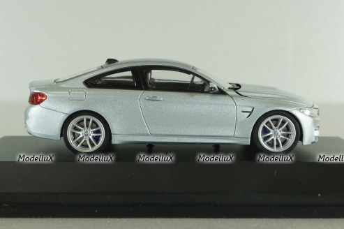 BMW M4 Coupe (F82) 2014, silver, Herpa 1:43
