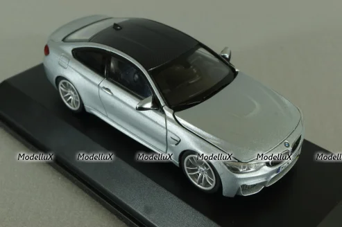 BMW M4 Coupe (F82) 2014, silver, Herpa 1:43