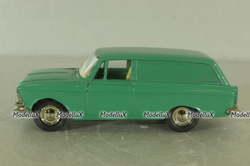 Москвич-434, зеленый, октябрь 90г., Тантал/Радон 1:43