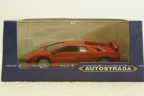Lamborghini Diablo red, TZ-01033, Autostrada 1:43