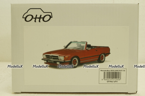 Mercedes 500SL AMG, (R107) red, OT962, OttO 1:18