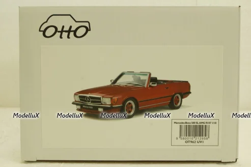 Mercedes 500SL AMG, (R107) red, OT962, OttO 1:18