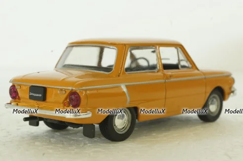 Заз-968А Запорожец, оранжевый, Автолегенды СССР, Deagostini 1:43